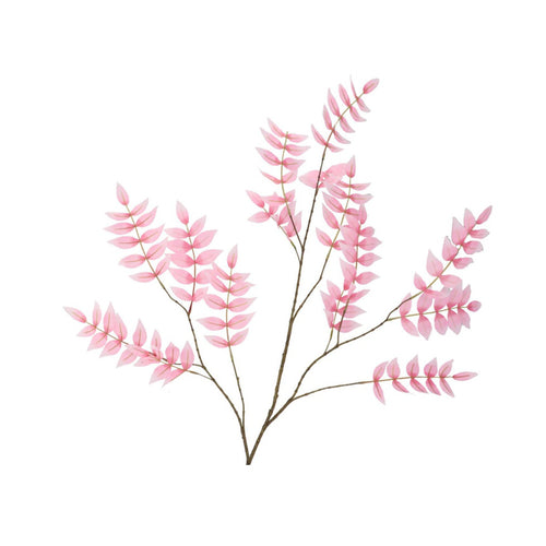 Pink Salix Leaf Branch (135 cm)