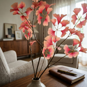 Pink Champagne Ginkgo Branch (130 cm)
