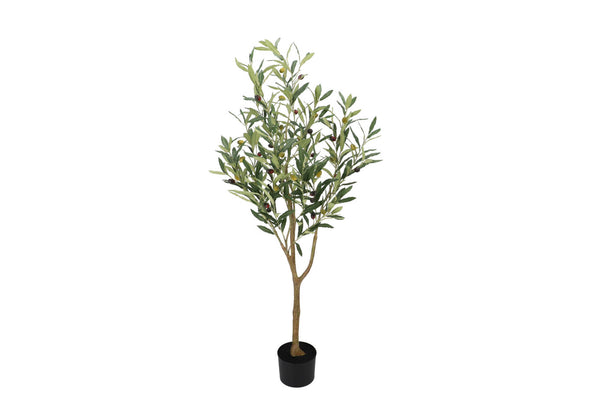 SILK OLIVE TREE GREEN 120CM