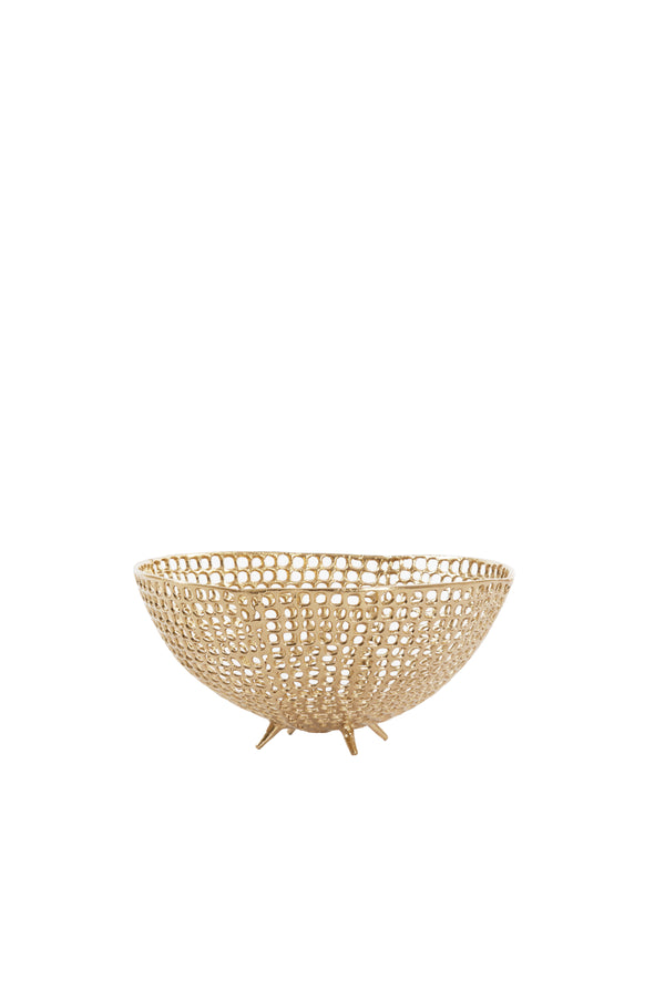 Dish Ø30x13 cm MURCIA antique gold