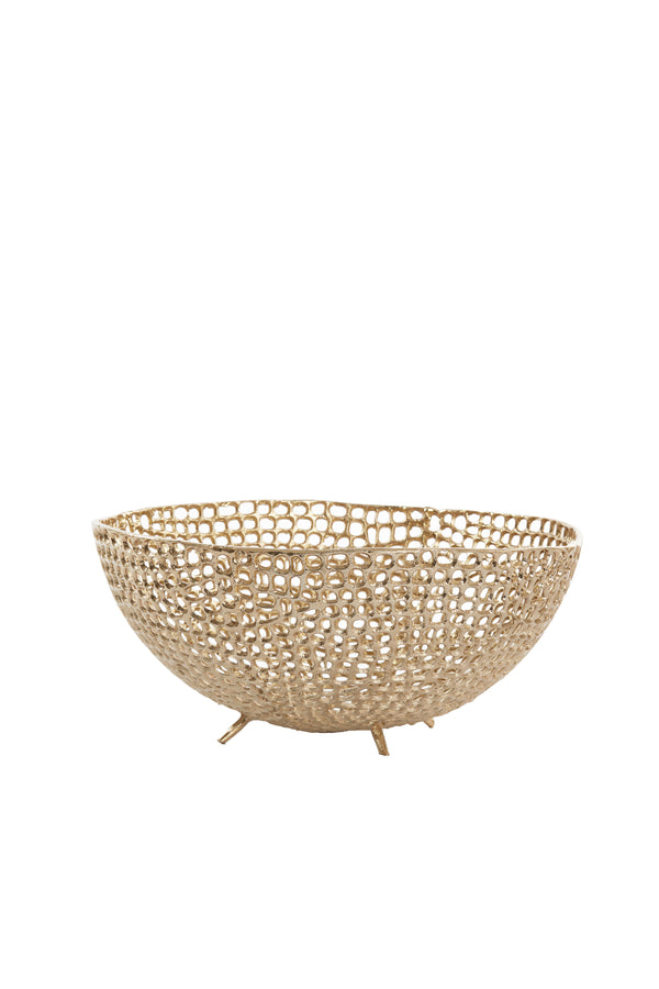 Dish Ø38x16 cm MURCIA antique gold