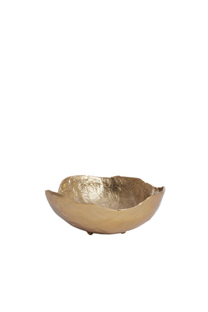 Dish 21x19x8,5 cm HAZAL light gold