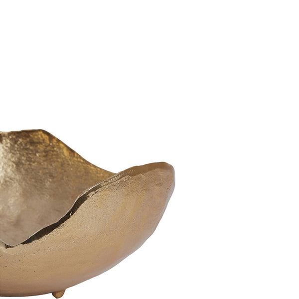 Dish 21x19x8,5 cm HAZAL light gold