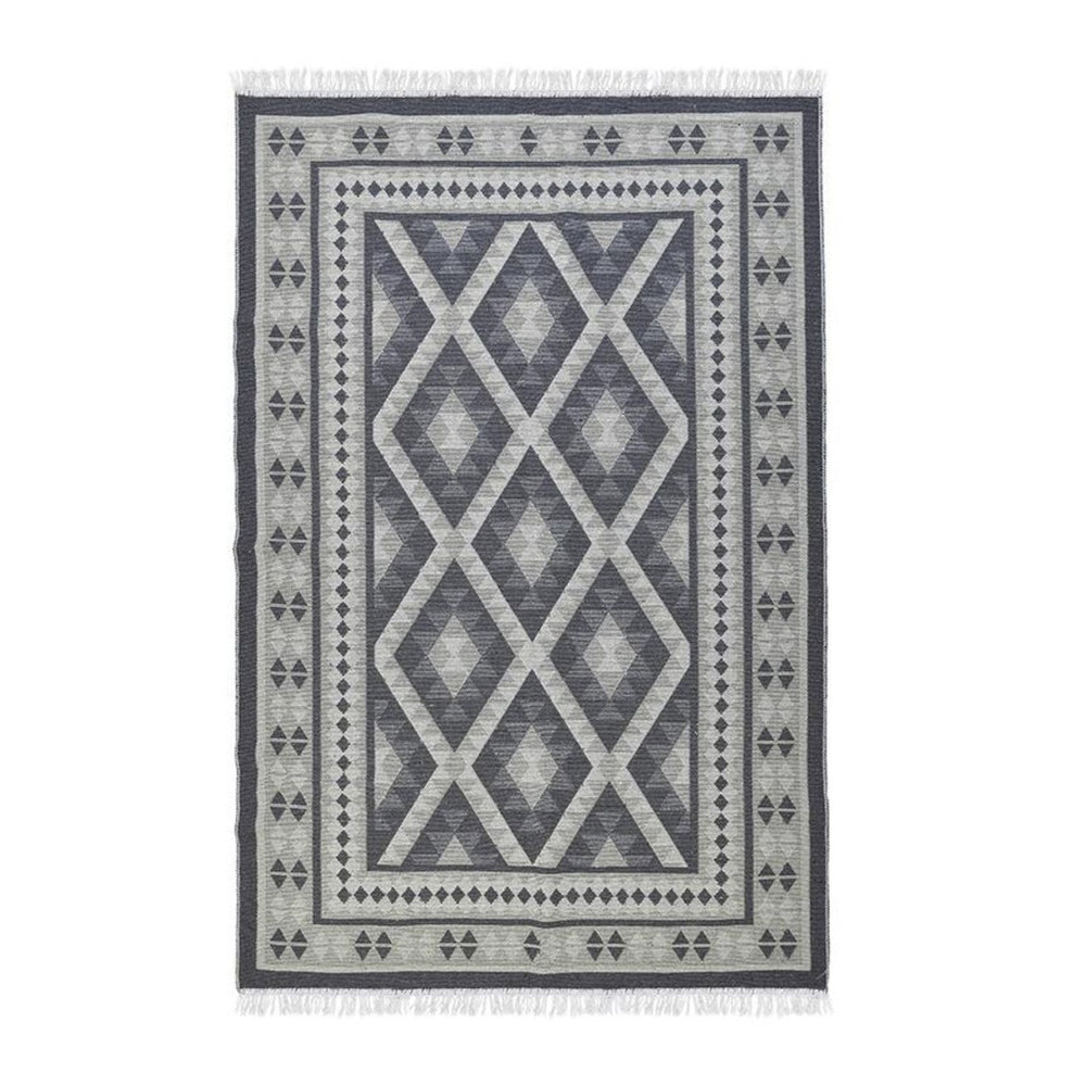 Grey Fabric Rug