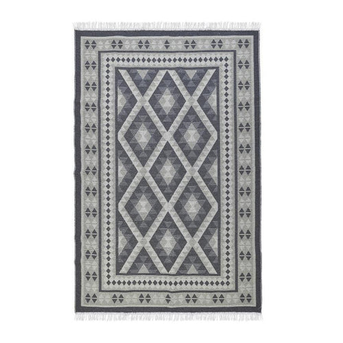 Grey Fabric Rug