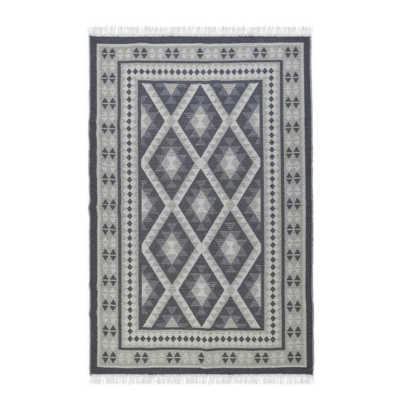 Grey Fabric Rug