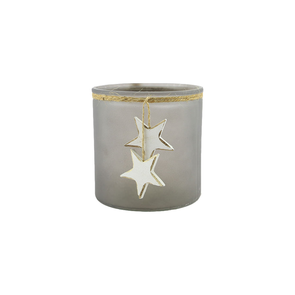 Frosted Candle Holder (12cm)