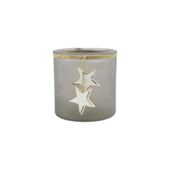 Frosted Candle Holder (12cm)