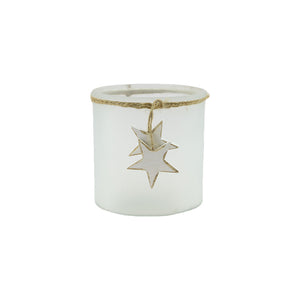 Frosted Candle Holder (12cm)
