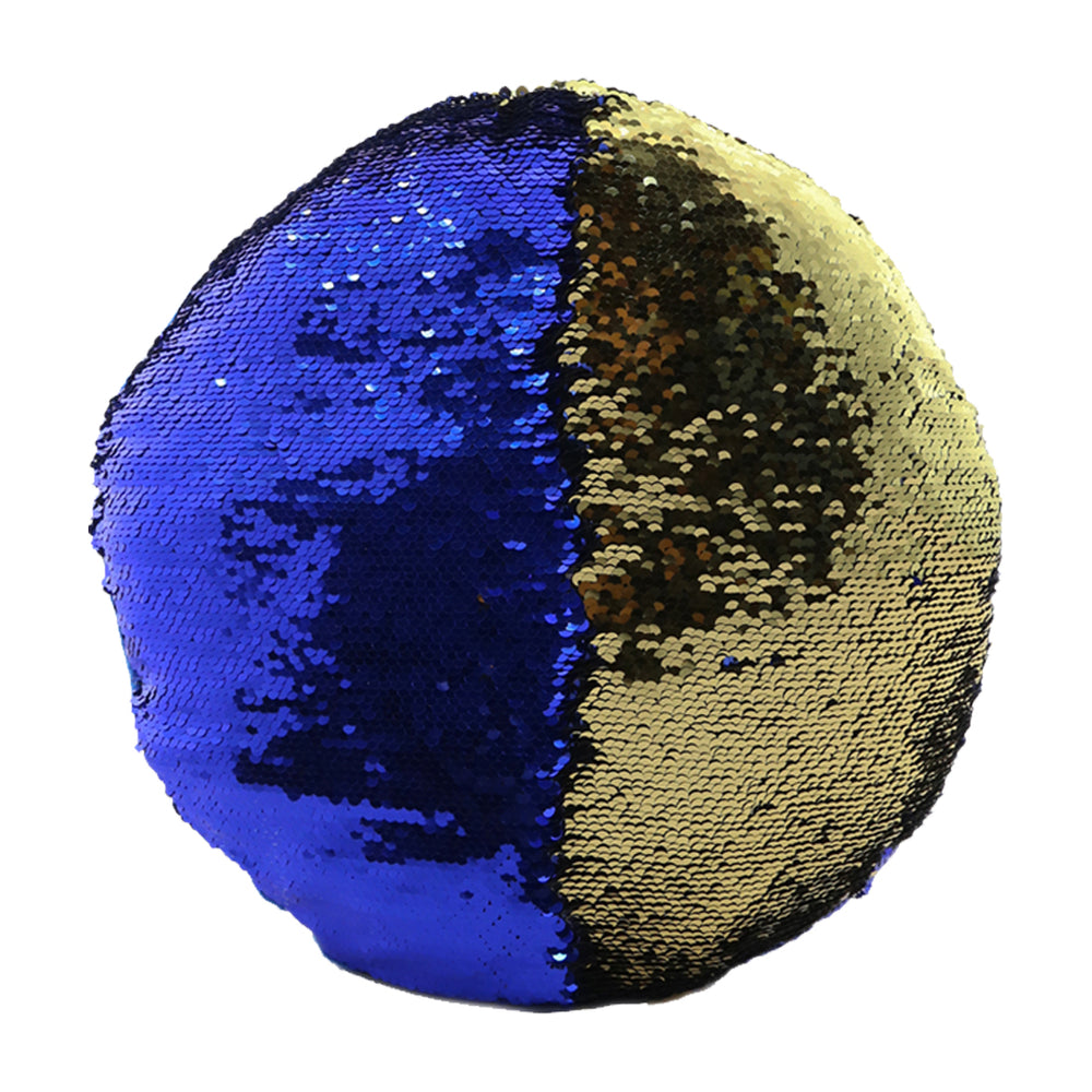 Blue Golden Cushion Cover (38 cm)