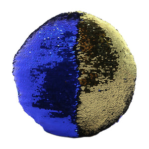 Blue Golden Cushion Cover (38 cm)
