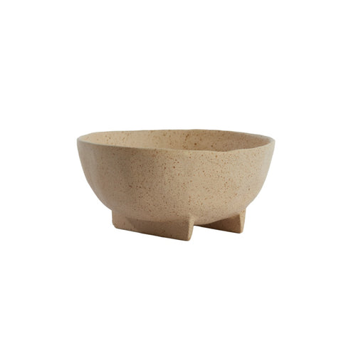 Rosana Sand Light Brown Dish On Base (21 cm)