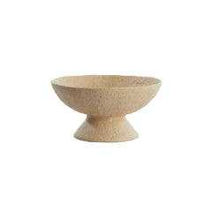 Ota Sand Light Brown Speckled Dish On Base (25 cm)
