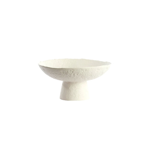 Ota Cream Dish On Base (34 cm)
