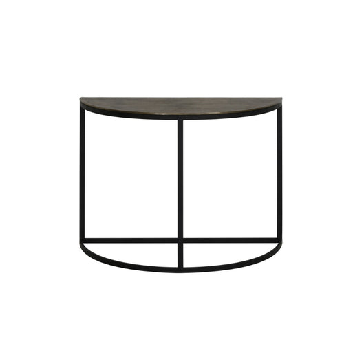 Peto Raw Antique Bronze Black Console (100cm)