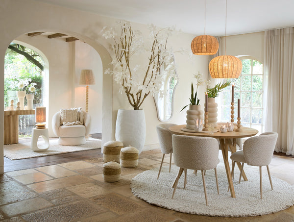 Natural Quenza Mango Wood Dining Table (120 cm)