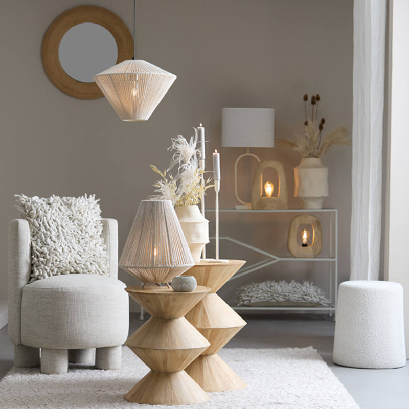 Side table Ø45x60 cm LARUS mango wood natural