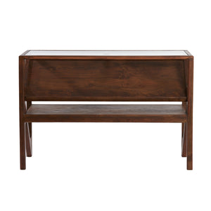 Yuki Acacia Wood Dark Brown Console (119 cm)
