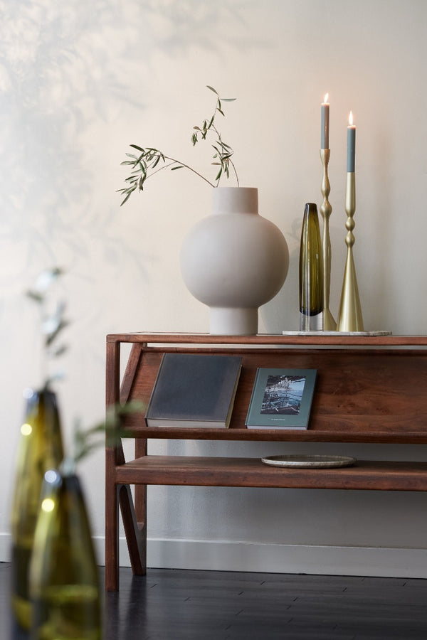Yuki Acacia Wood Dark Brown Console (119 cm)