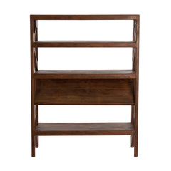 Yuki Acacia Wood Open Cabinet (160 cm)