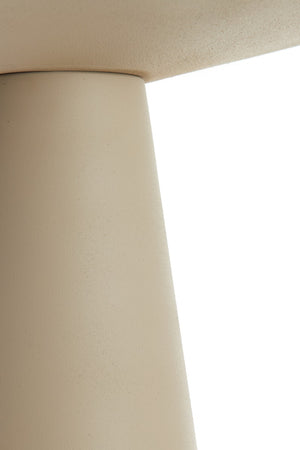 Abala Matt Taupe Side Table (59cm)