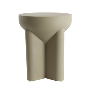 Mikado Matt Light Grey Side Table (42 cm)