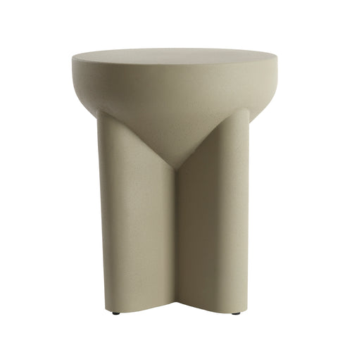 Mikado Matt Light Grey Side Table (42 cm)