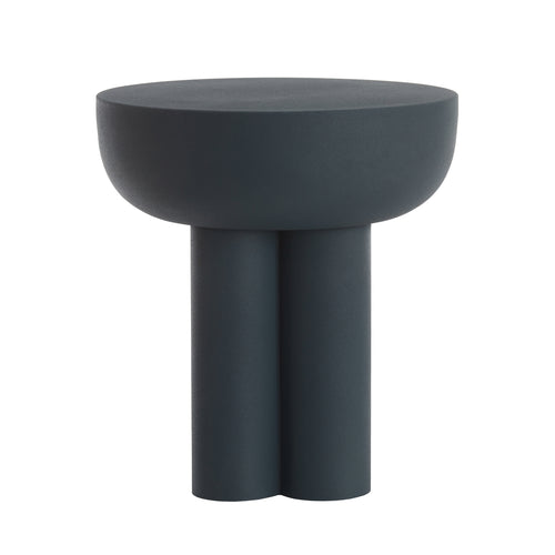 Mikola Matt Dark Blue Side Table (50 cm)