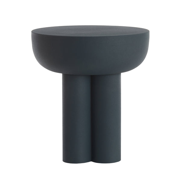 Mikola Matt Dark Blue Side Table (50 cm)