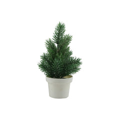 Tree h20cm green frosted