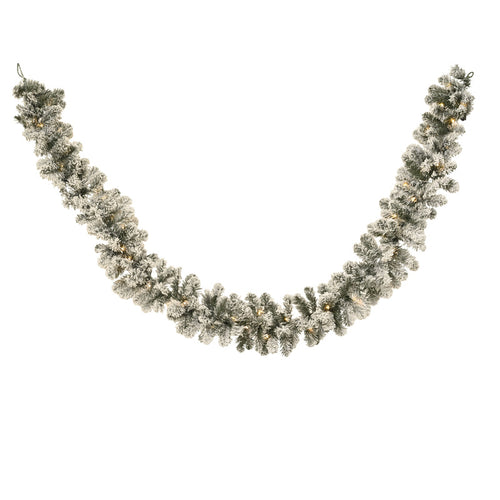 Imperial garland snowy LED BO indoor