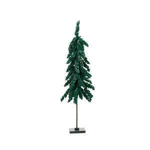 Flurry fir mini tree glitter indoor