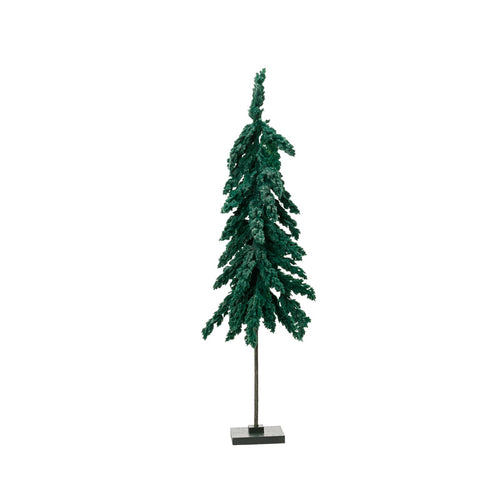 Flurry fir mini tree glitter indoor