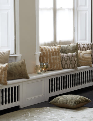 Sarmi Olive Green Cushion (45 cm)