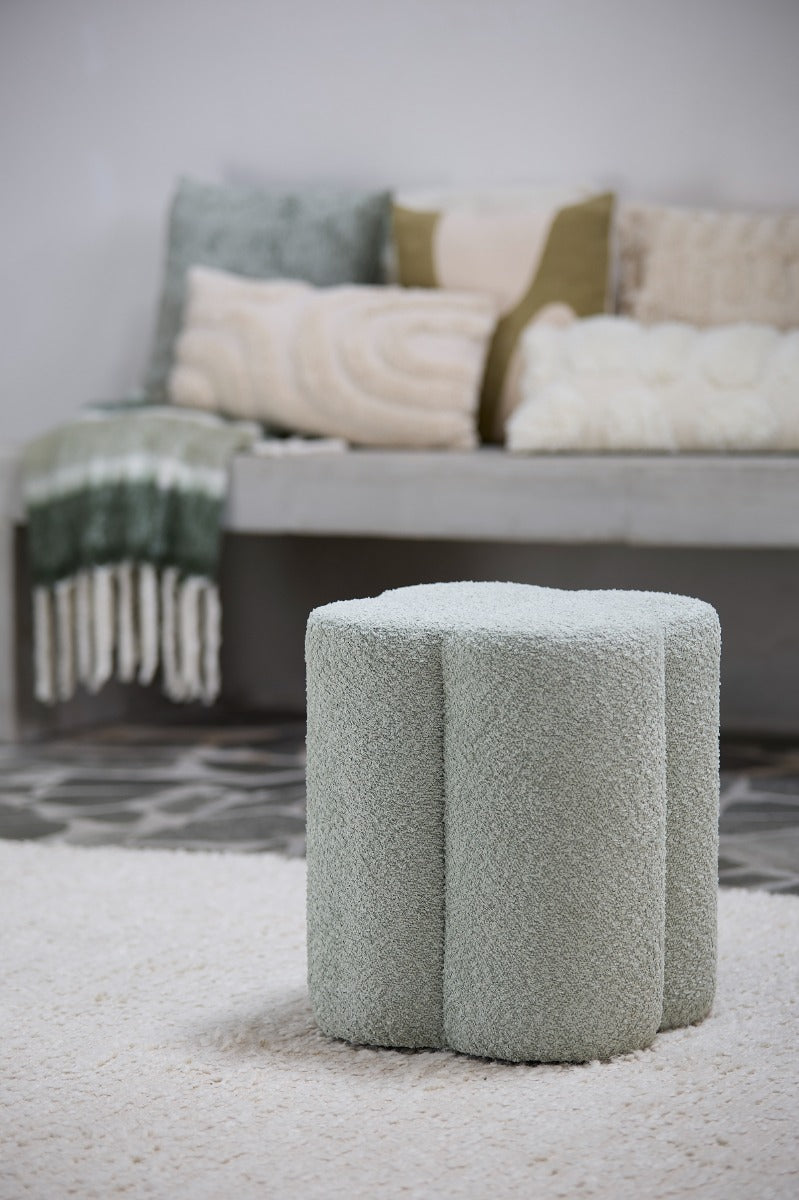 Nalani Mint Green Pouf (45 cm)