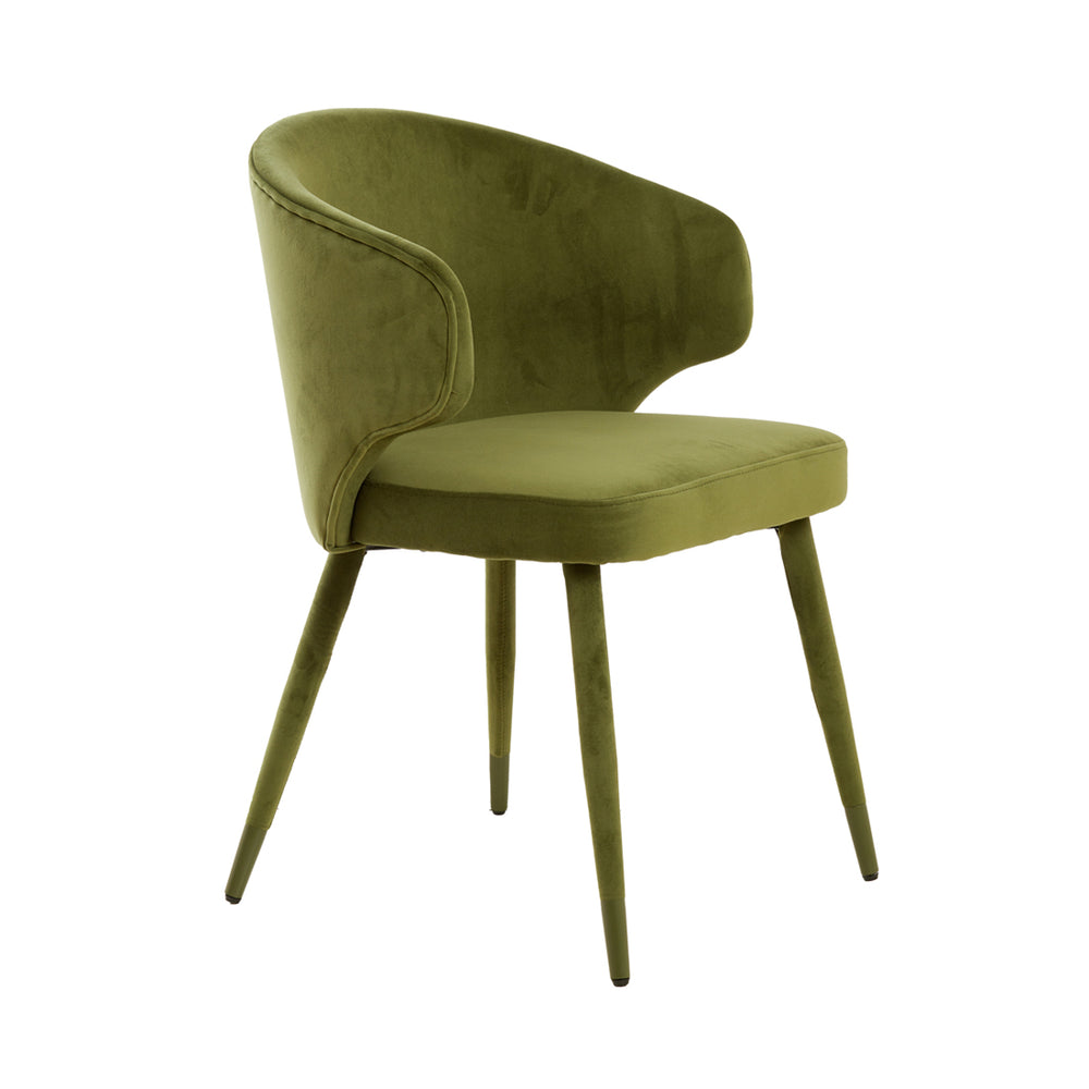 Kosaka Olive Green Dining Chair (83 cm)