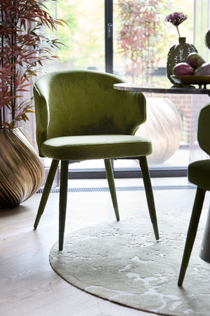 Kosaka Olive Green Dining Chair (83 cm)