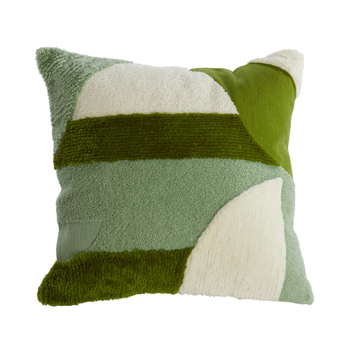 Tofna Green And White Cushion (45 cm)