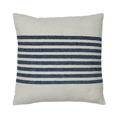 Cinco Cream And Blue Cushion (45 cm)