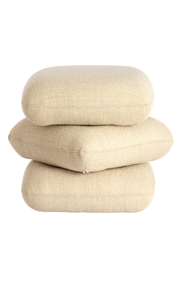 Pouf 44,5x44,5x44,5 cm LAURIE cream