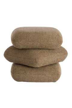 Pouf 44,5x44,5x44,5 cm LAURIE taupe