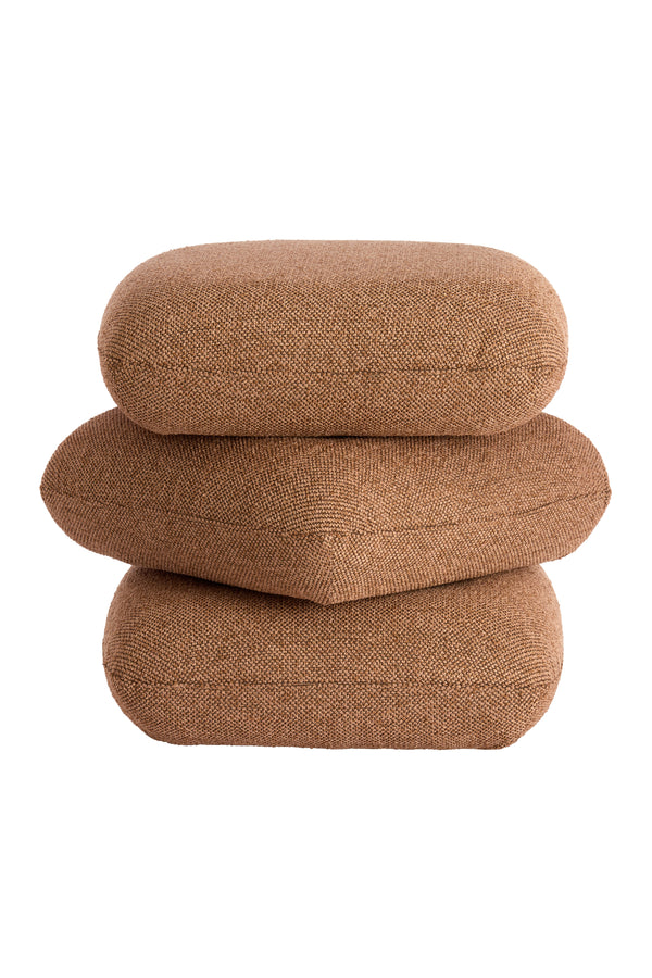 Pouf 44,5x44,5x44,5 cm LAURIE terra