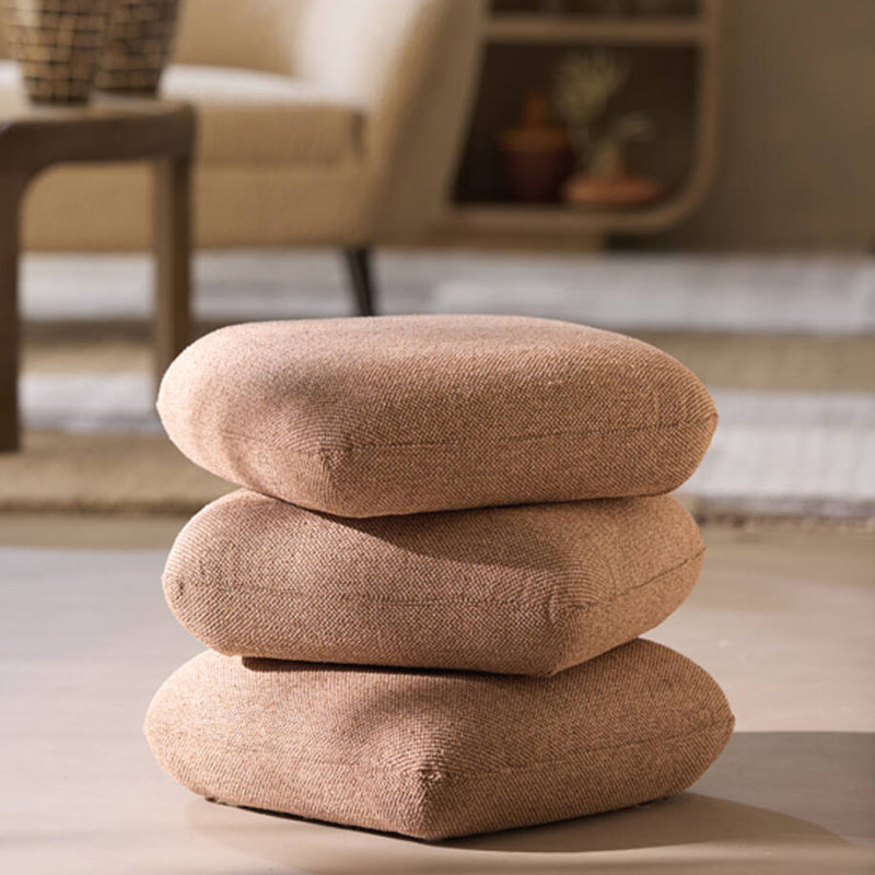 Pouf 44,5x44,5x44,5 cm LAURIE terra