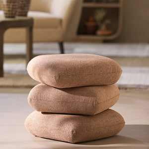 Pouf 44,5x44,5x44,5 cm LAURIE terra