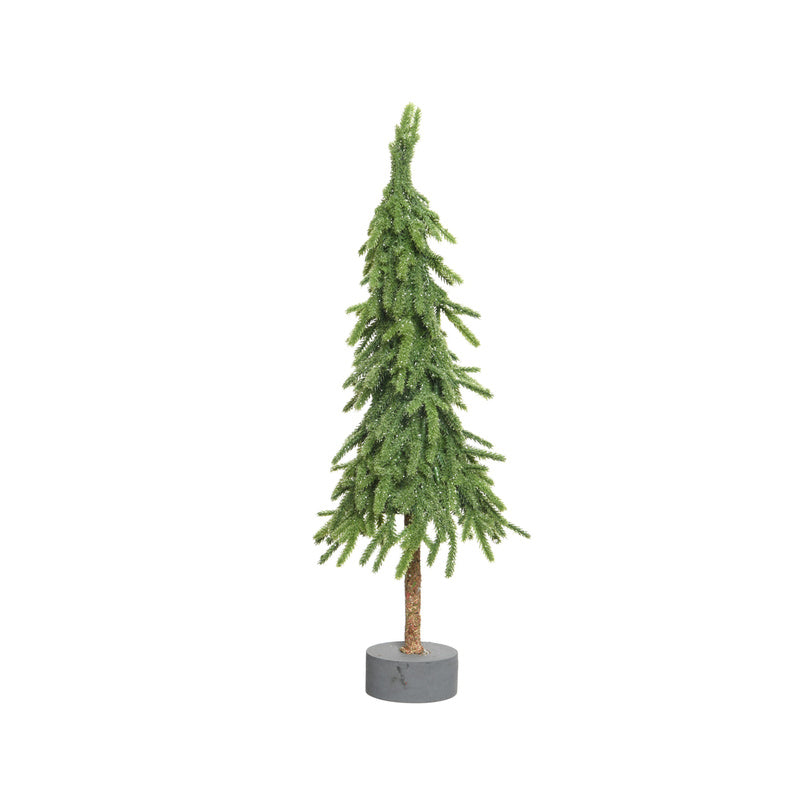 Merry fir mini tree glitter indoor