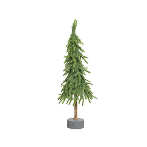 Merry fir mini tree glitter indoor