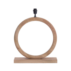 Nubia Natural Matt Wood Lamp Base (54 cm)