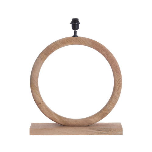 Nubia Natural Matt Wood Lamp Base (54 cm)