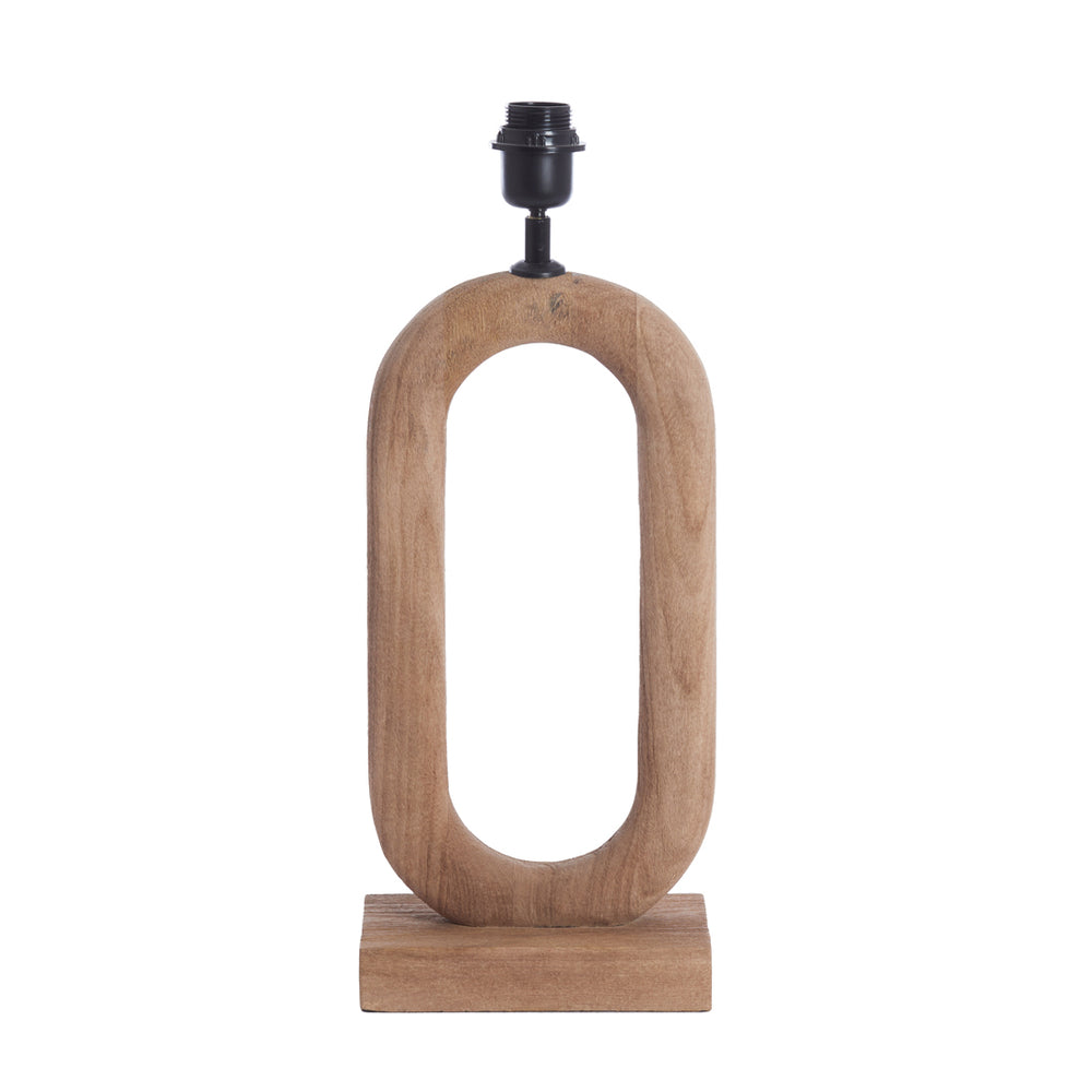 Pacero Matt Wood Lamp Base (44 cm)