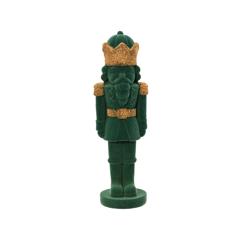 Nutcracker polyresin standing flocking